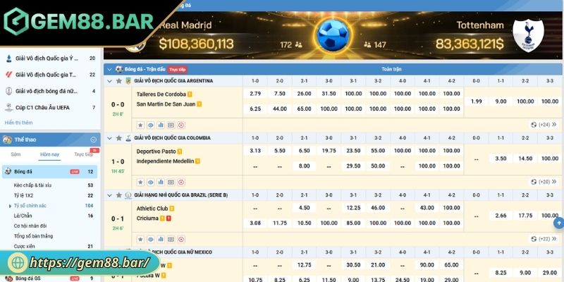 Kèo Tỷ Số Là Gì? Bí Quyết Chơi Và Cách Thắng Cược Tại GEM88 2 Loại hình mở rộng