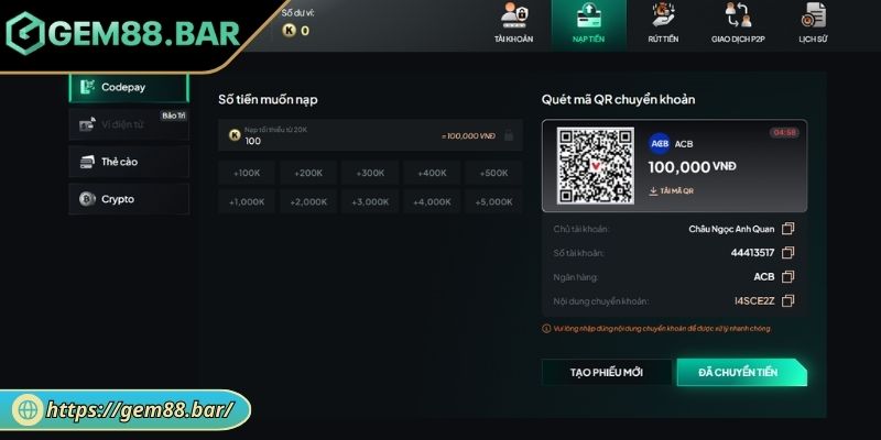 Bằng ngân hàng online
