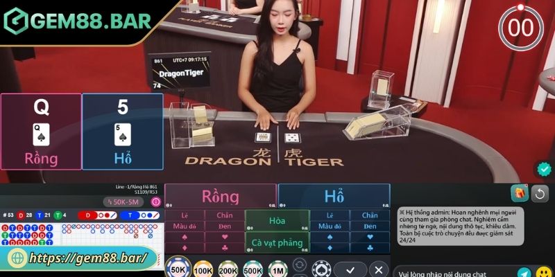 Cửa chẵn – lẻ trong Rồng Hổ