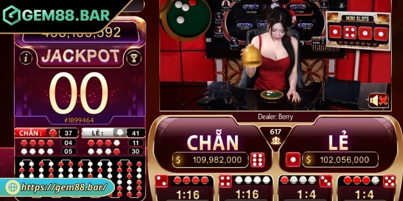 Tài Xỉu Trực Tuyến GEM88 - Trải Nghiệm Cá Cược Hấp Dẫn 2 Cửa tổng điểm cụ thể