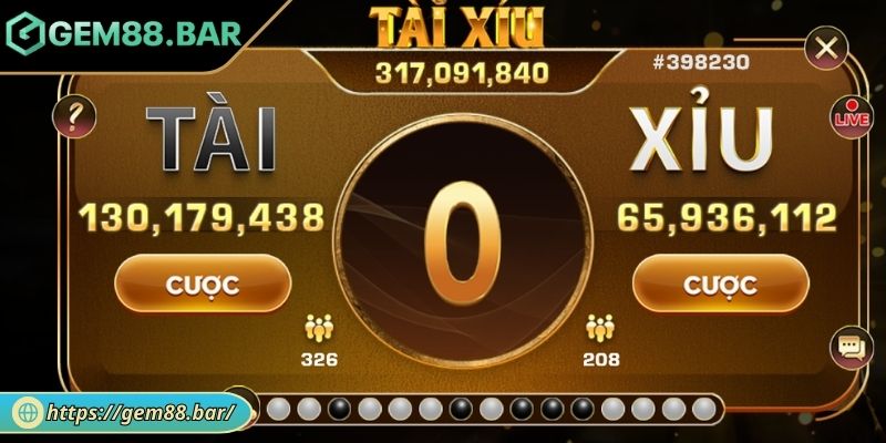 Tài Xỉu Trực Tuyến GEM88 - Trải Nghiệm Cá Cược Hấp Dẫn 1 Khám phá Tài Xỉu trực tuyến GEM88