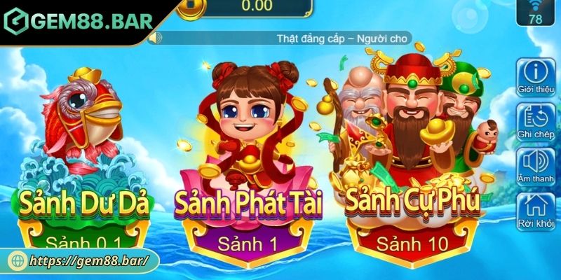 Tam Tiên Bắn Cá GEM88 - Phòng Chơi Và Bí Kíp Săn Thưởng 2 Phòng VIP cho cao thủ