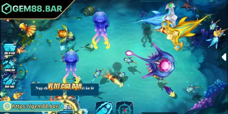 Vua Săn Cá GEM88 - Hệ Thống Vũ Khí Và Phương Pháp Chơi 3 Tập trung bắn nhóm sinh vật