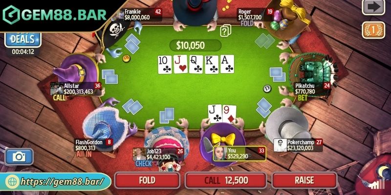 Thứ hạng tay bài Poker
