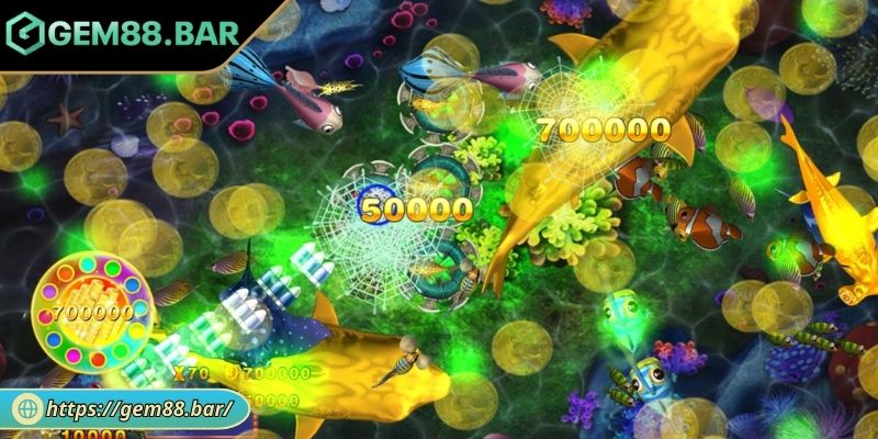 Game Bắn Cá Tiên GEM88 - Vũ Khí Tối Tân Và Bí Kíp Săn Thưởng 2 Bom và lưới đặc biệt
