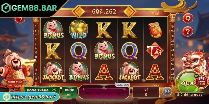 Game Nổ Hũ Đổi Tiền Mặt Uy Tín Và Trải Nghiệm Cùng GEM88 2 Thử sức với game Thần Tài May Mắn